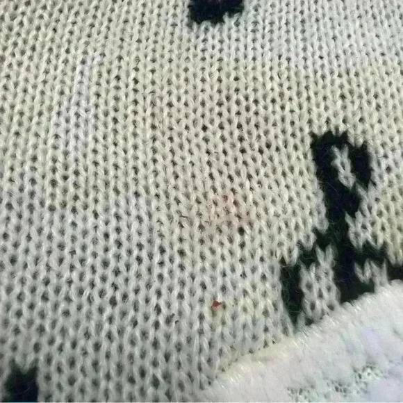 Joyland Dabbing Thru The Snow Ugly Christmas Sweater, XL **has stain** - Picture 6 of 6